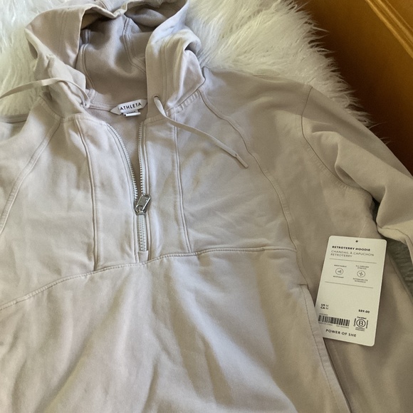 Athleta Retroterry Hoodie Sweatshirt - Picture 2 of 2